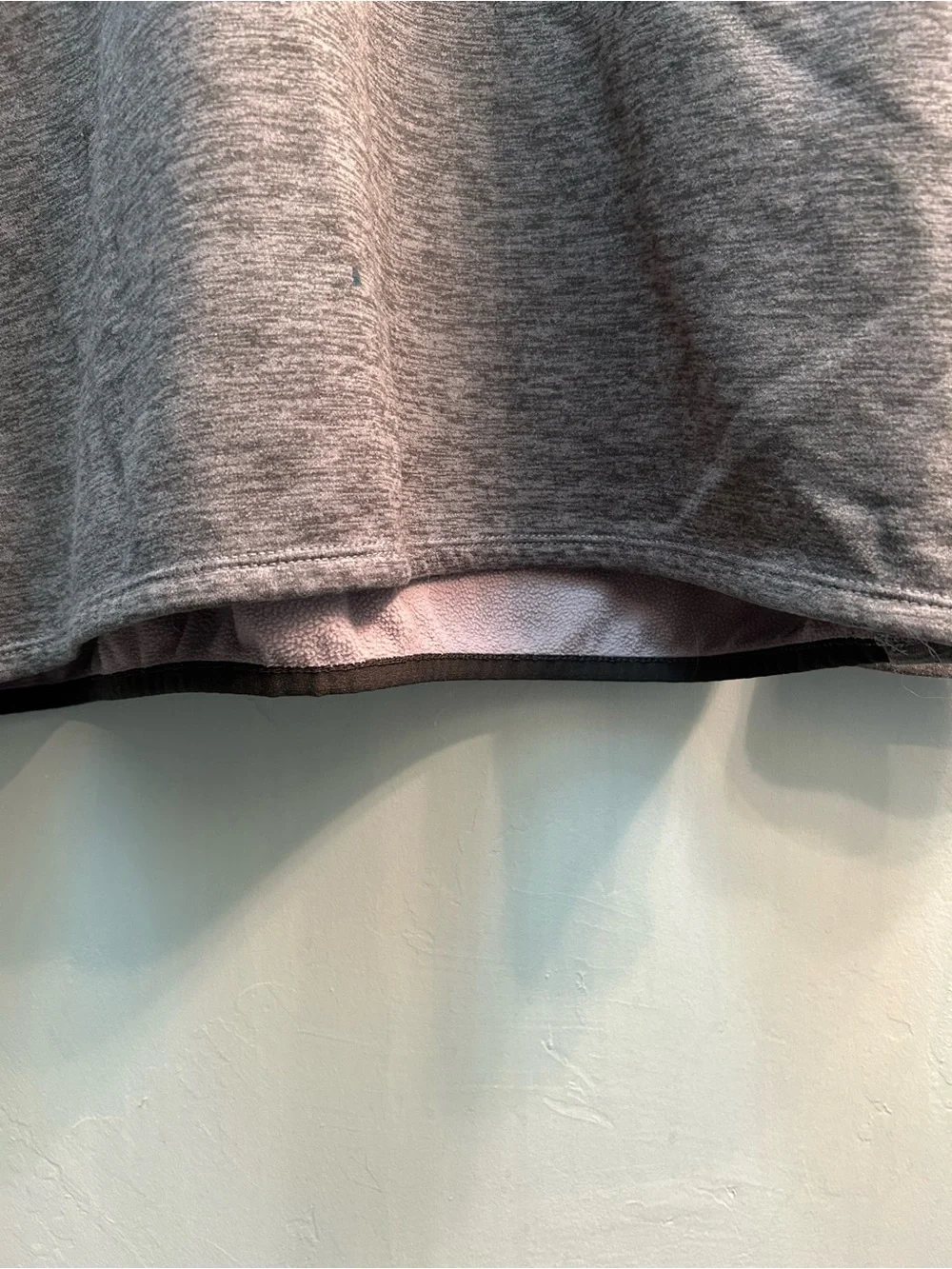 The North Face Men's Heather Gray Half-Zip Pullover